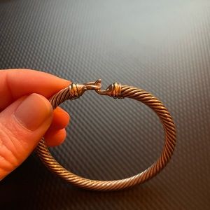 Sterling Silver David Yurman cable bracelet - size medium